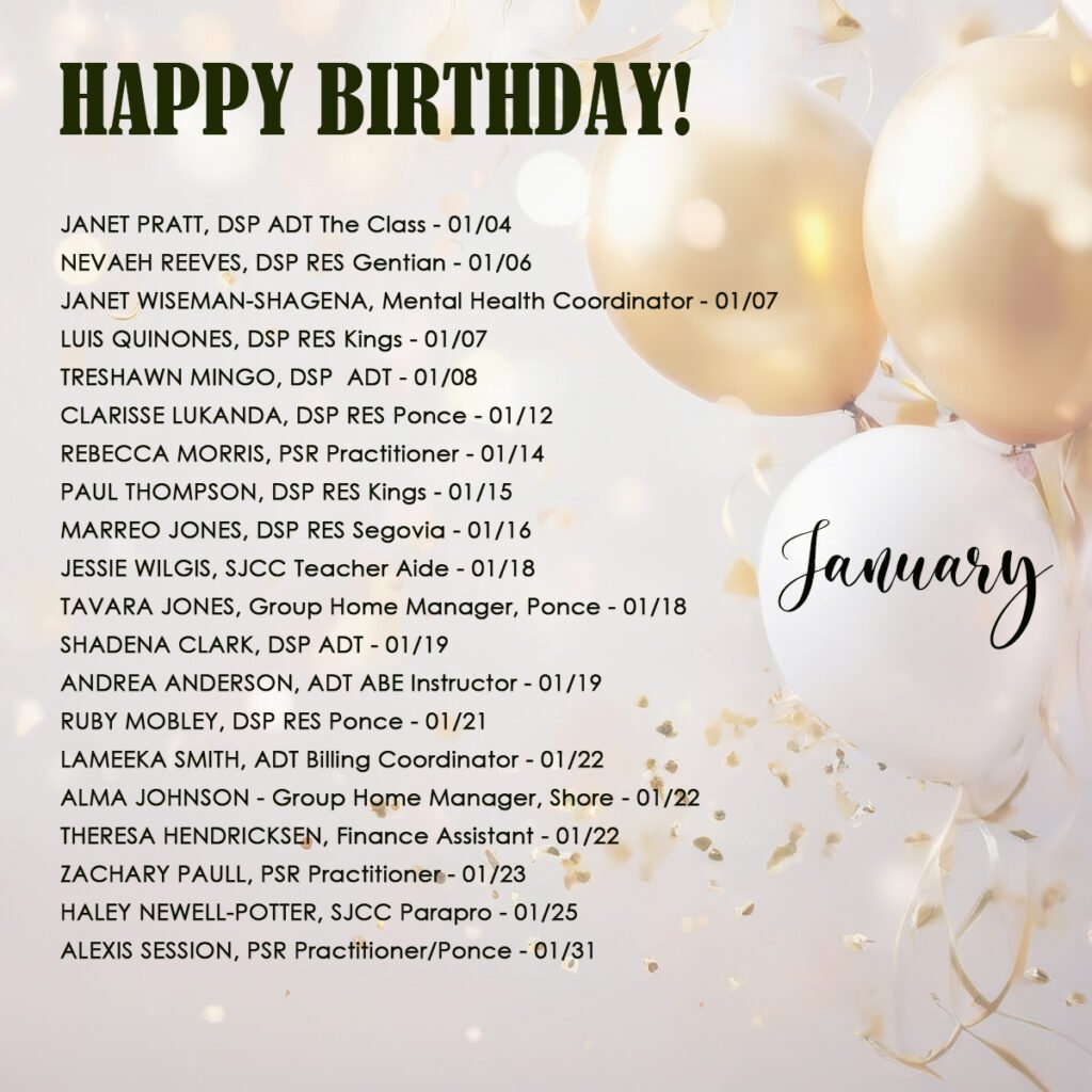 January Birthdays