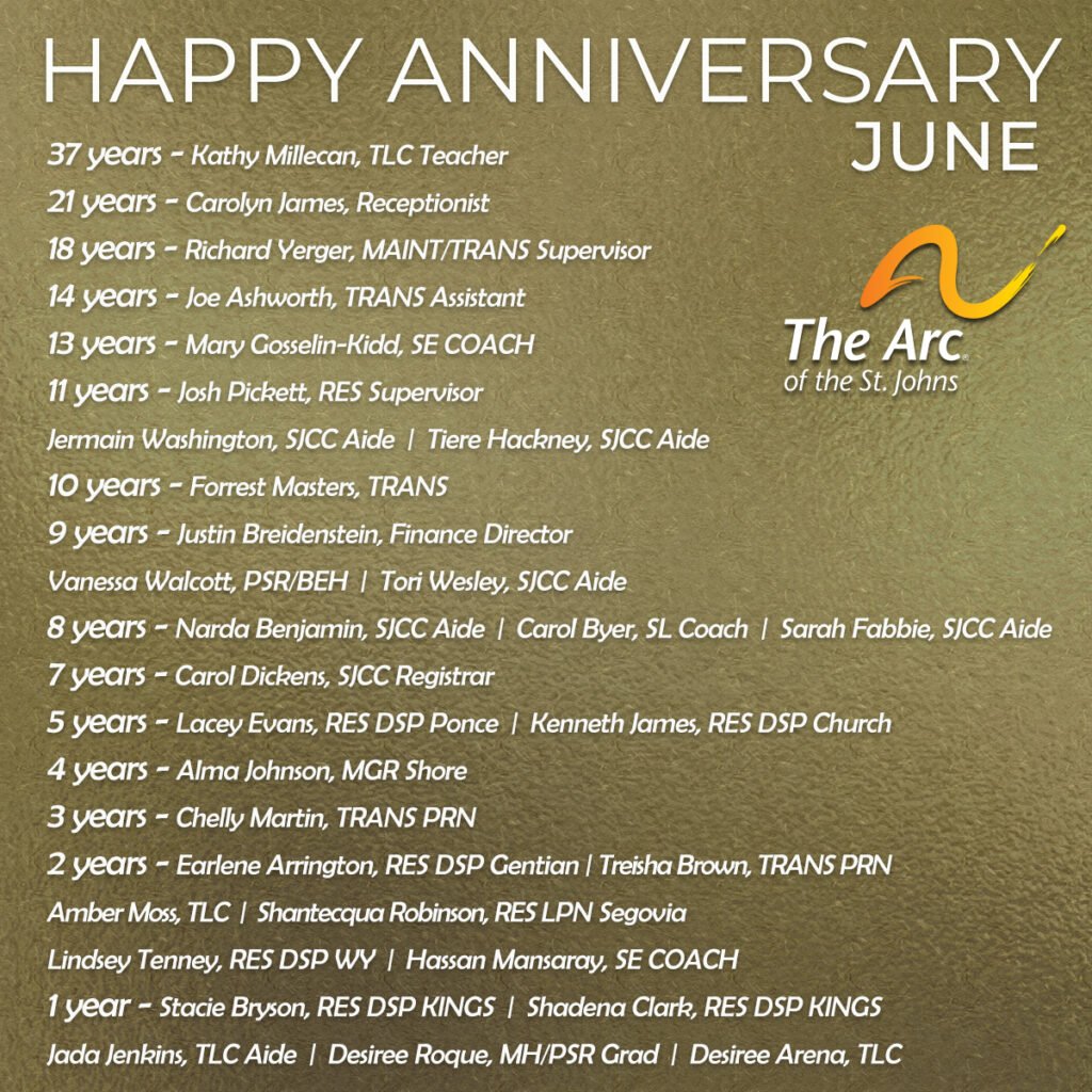 June Anniversaries