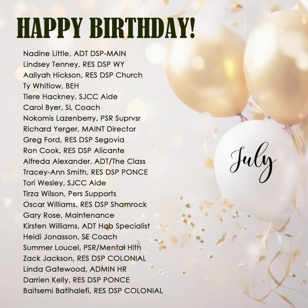 July Birthdays