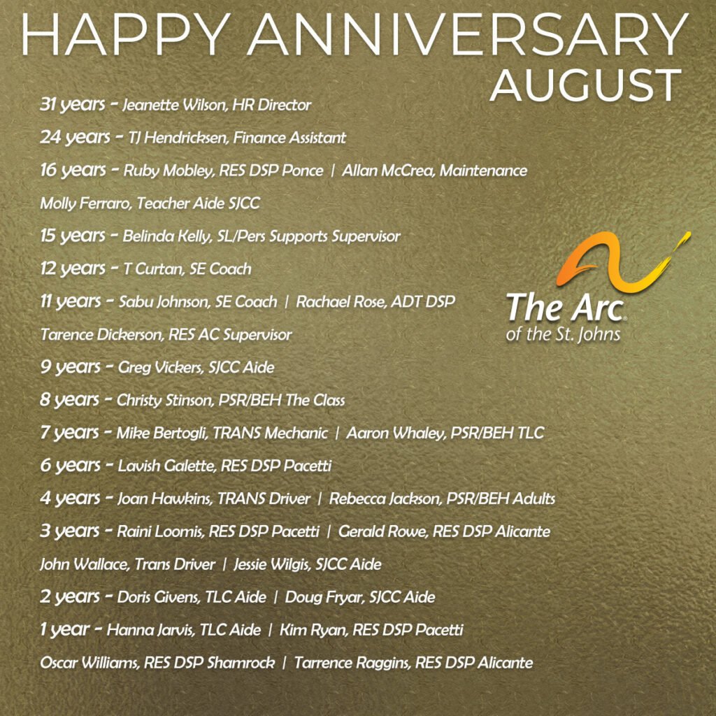 August Anniversaries